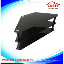 Tempered Glass/Aluminum Frame TV Cabinet/Glass TV Stand
